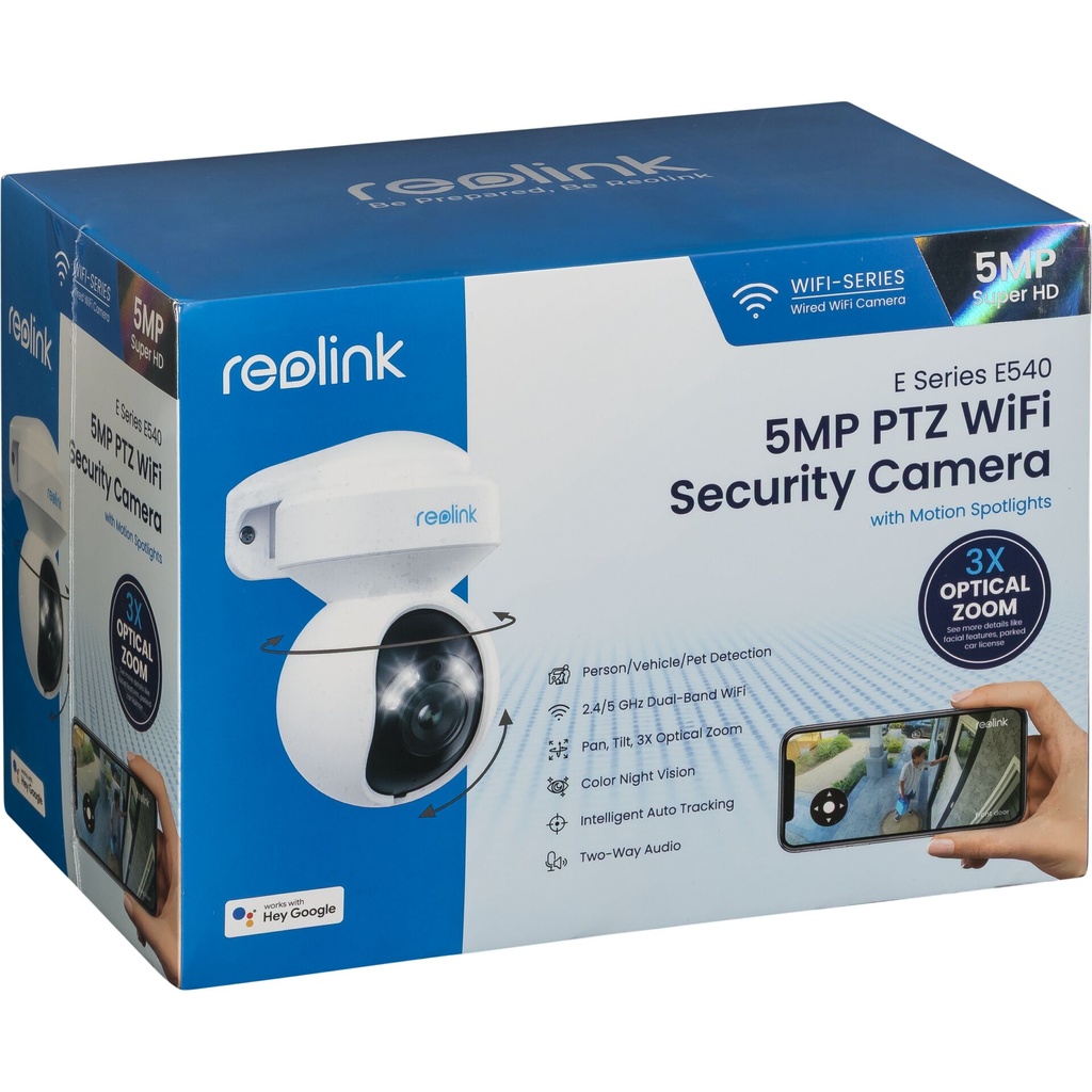 Reolink E Series E540 5MP PT Wi-Fi Outdoor Camera