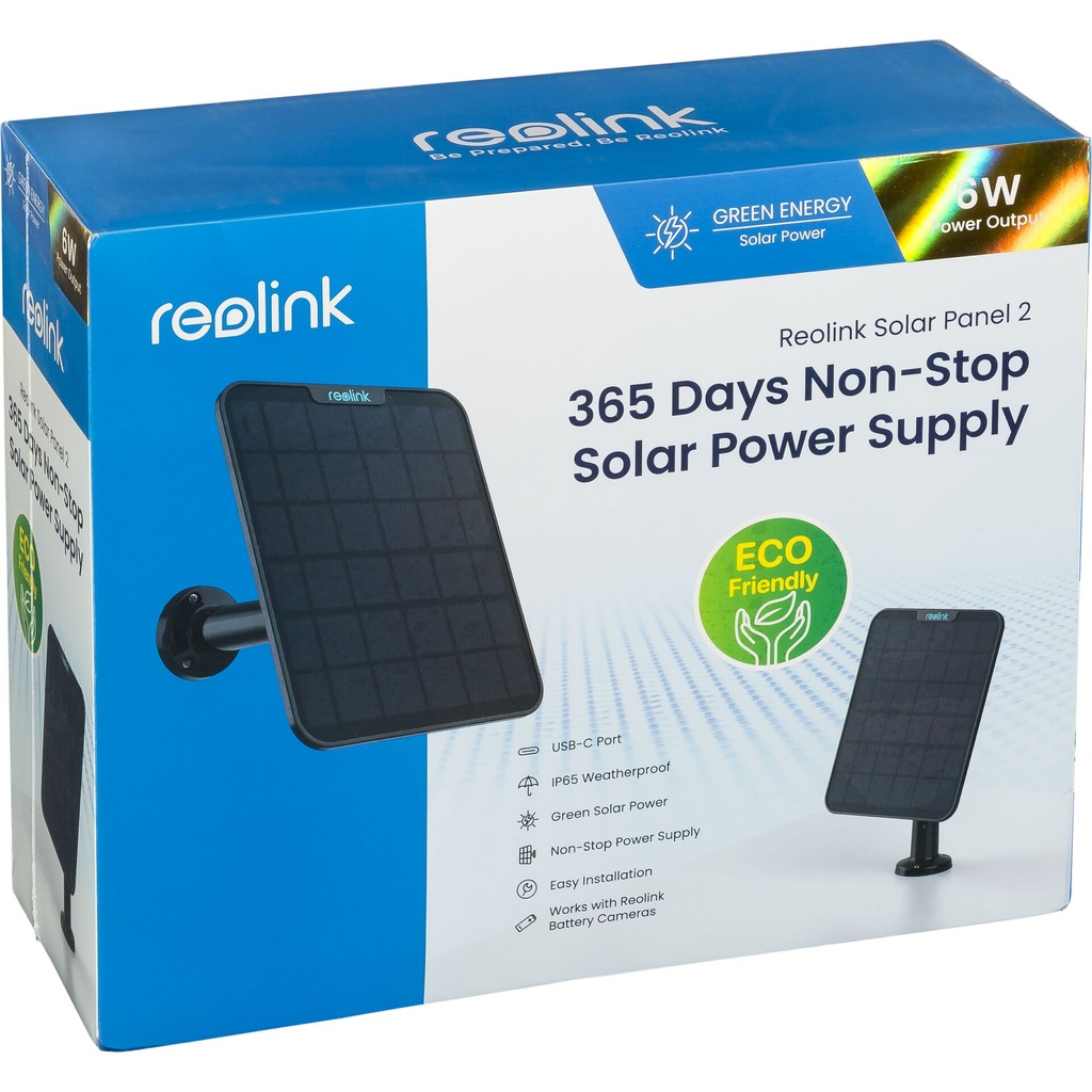 Reolink Solar Panel 2-B 6W