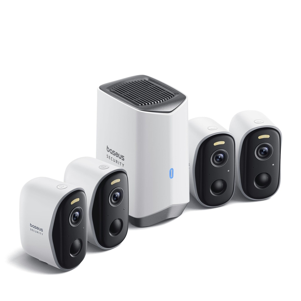 Baseus Security N1 Plus Outdoor Camera 2K 4-Cam Kit