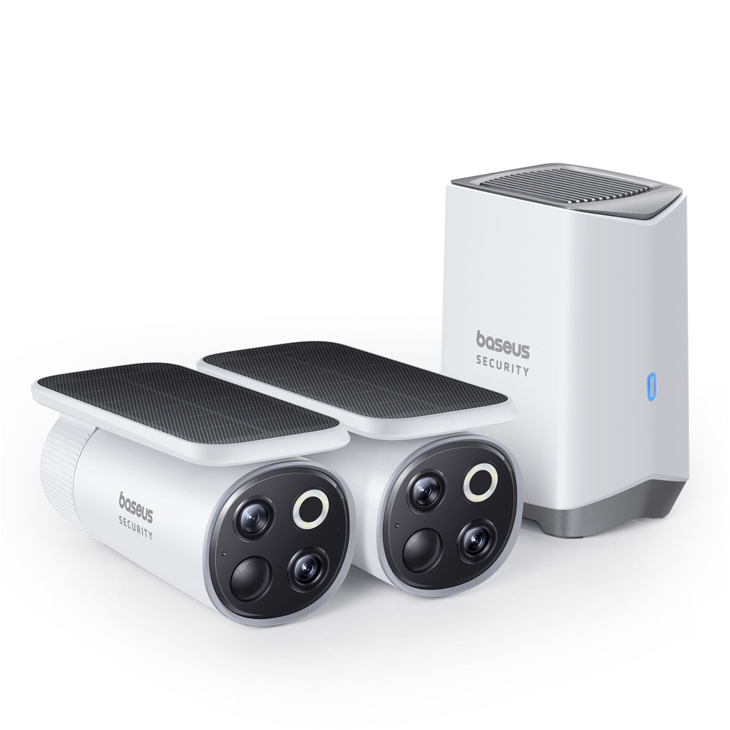 Baseus Security S1 Pro Outdoor Dual Camera 3K Kit white EU