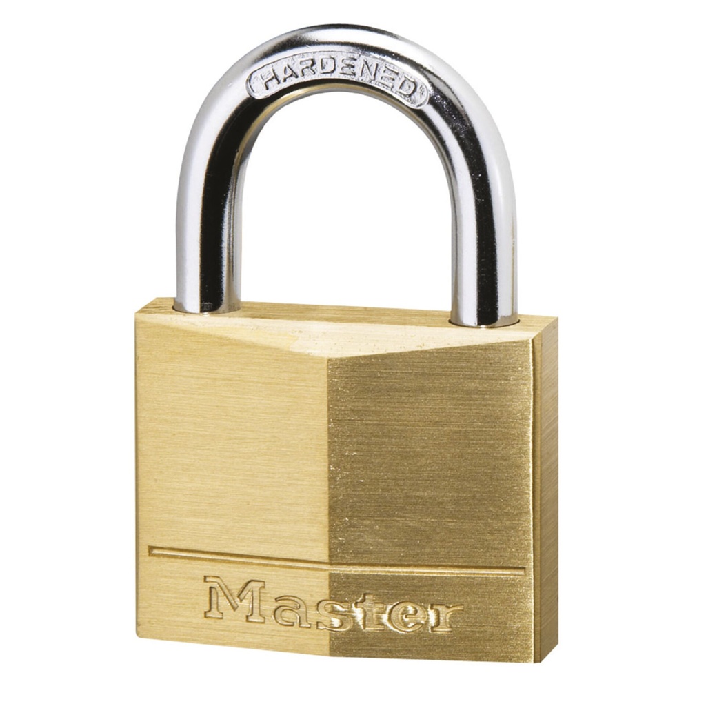Master Lock Wide Solid Brass Padlock          22mm 140EURD