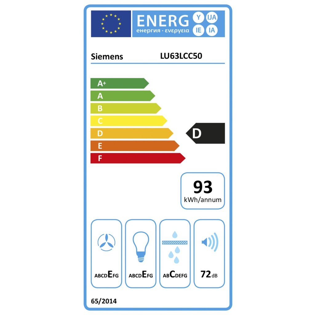 Siemens LU63LCC50 Cooker Hood
