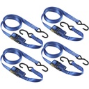 Master Lock 4 Ratchet tie-down with S-Hooks 5m blue  4367EURDAT
