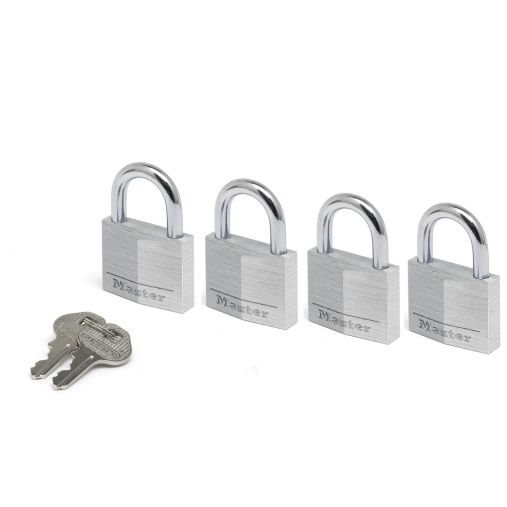 Master Lock Padlock 4 pcs. Set (40mm) 9140EURQNOP