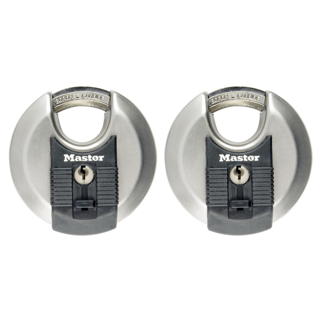 Master Lock Padlock 2-Disc Stainless Steel (70mm) M40E