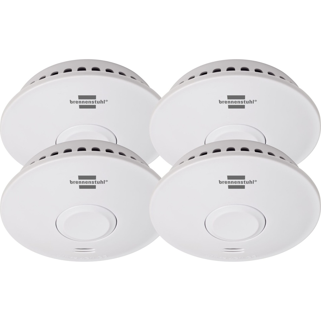 Brennenstuhl Funk Smoke Detector Set, 4x RM L 3101