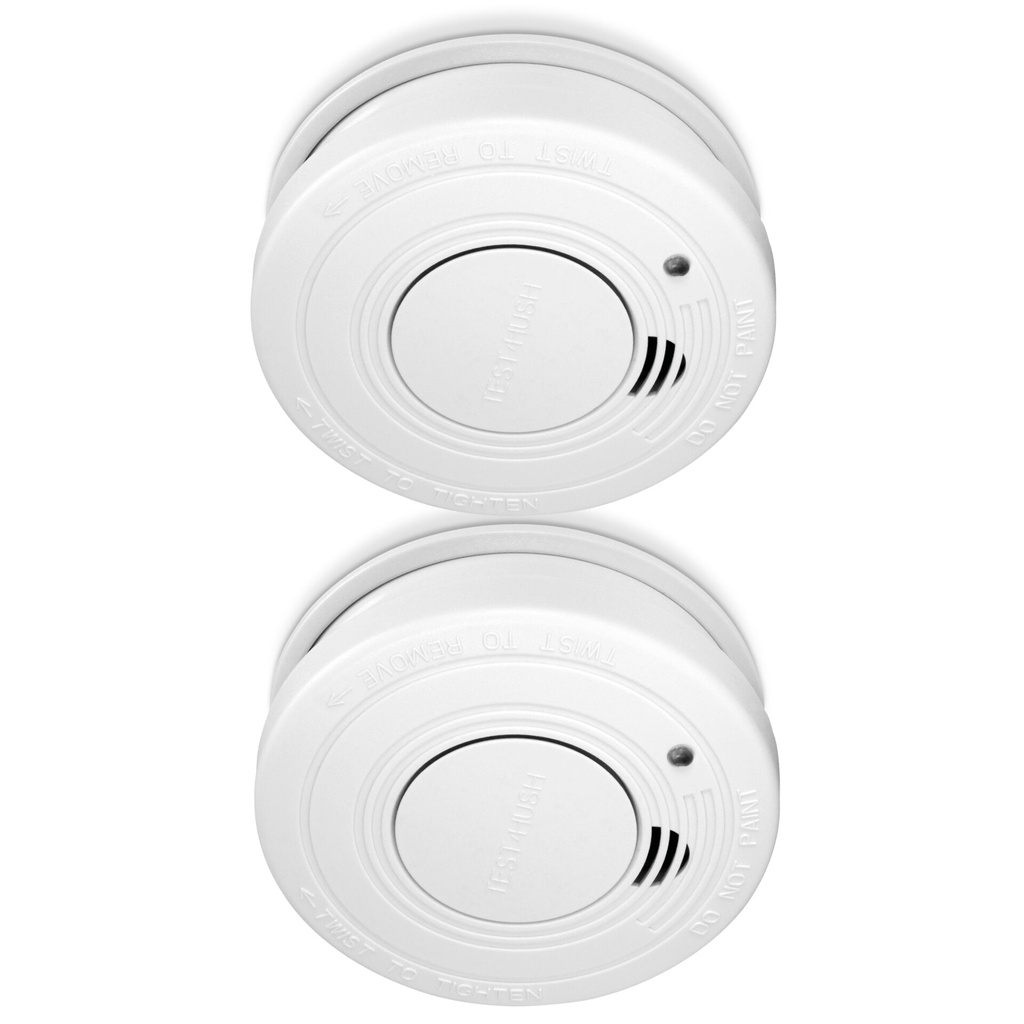 Alecto Smoke detector with 5 year battery life, 2-pack