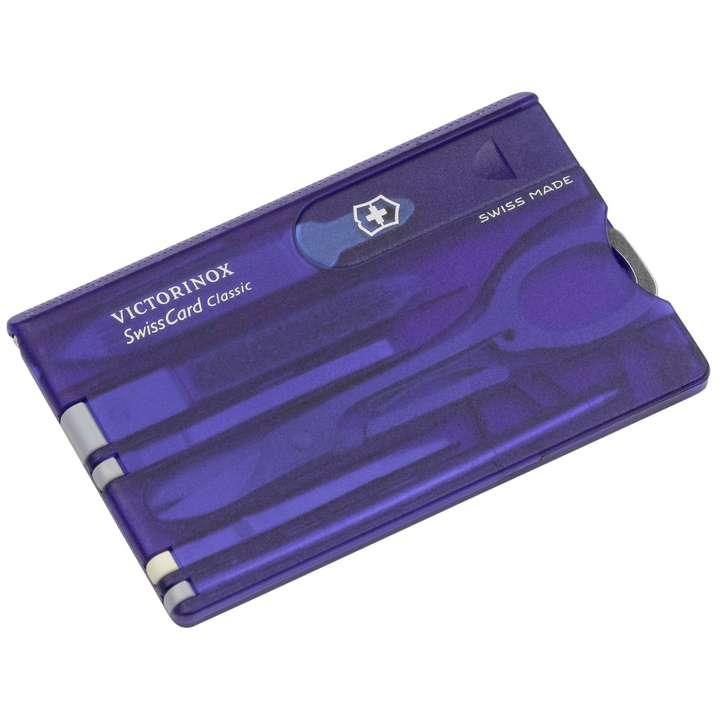 Victorinox SWISSCARD blue transparent