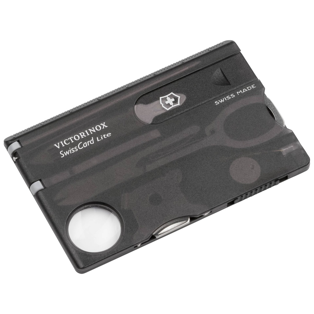 Victorinox SWISSCARD LITE black transparent