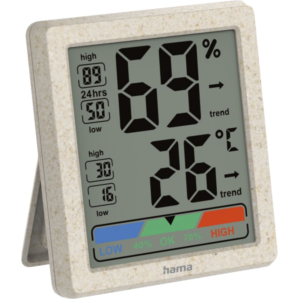 Hama Thermometer and Hygrometer Ponza, digital for indoor 222227