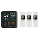 KIENZLE Home Weather Station w. 3 Radio-Controlled Sensors