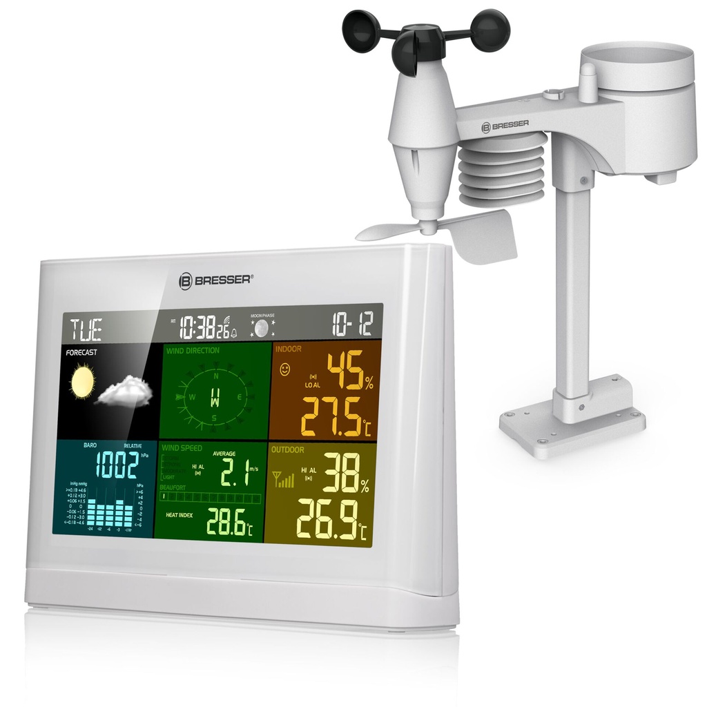Bresser Wetter Center 5-in-1 Comfort white