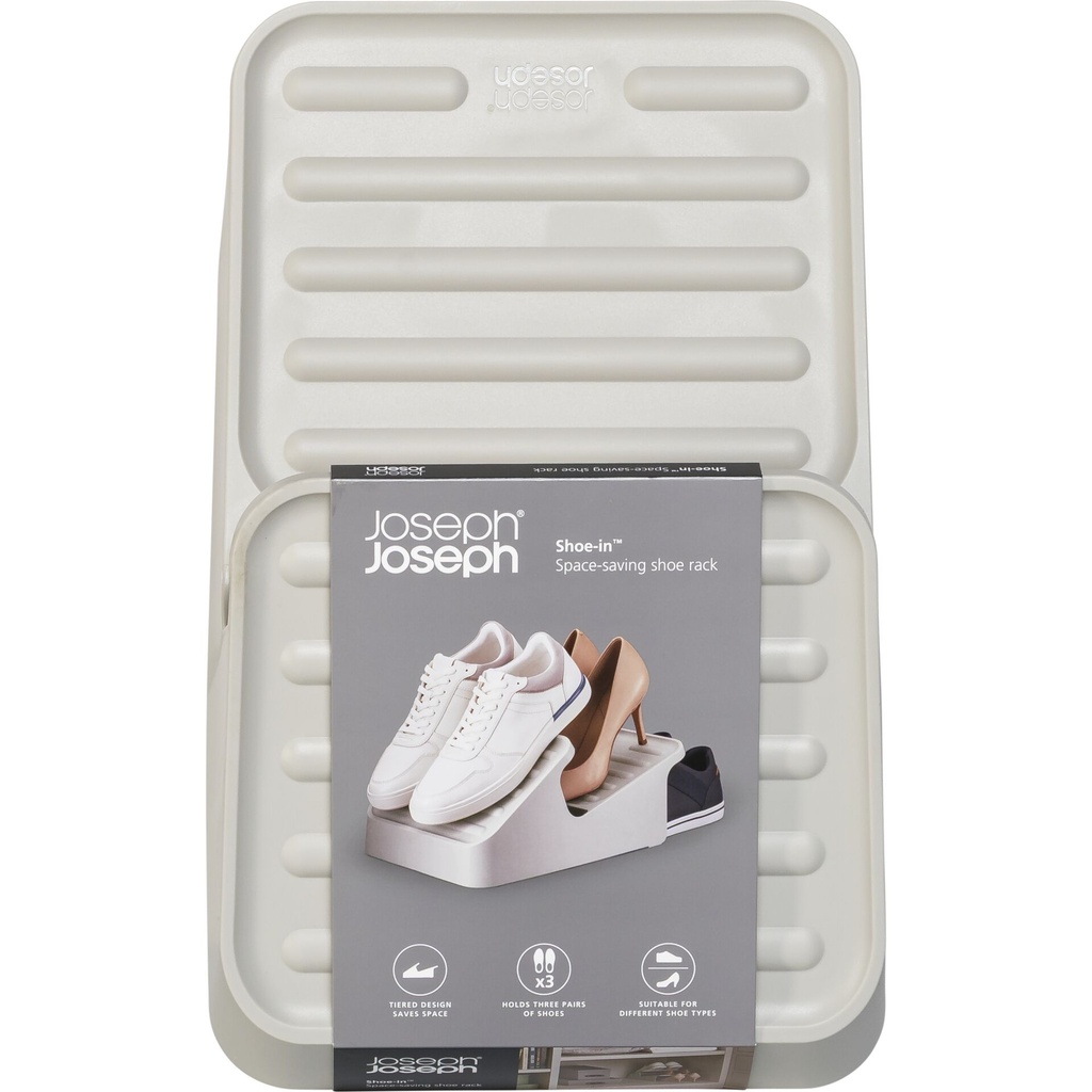Joseph Joseph Shoe-In Space-saving Ecru Shoe Rack