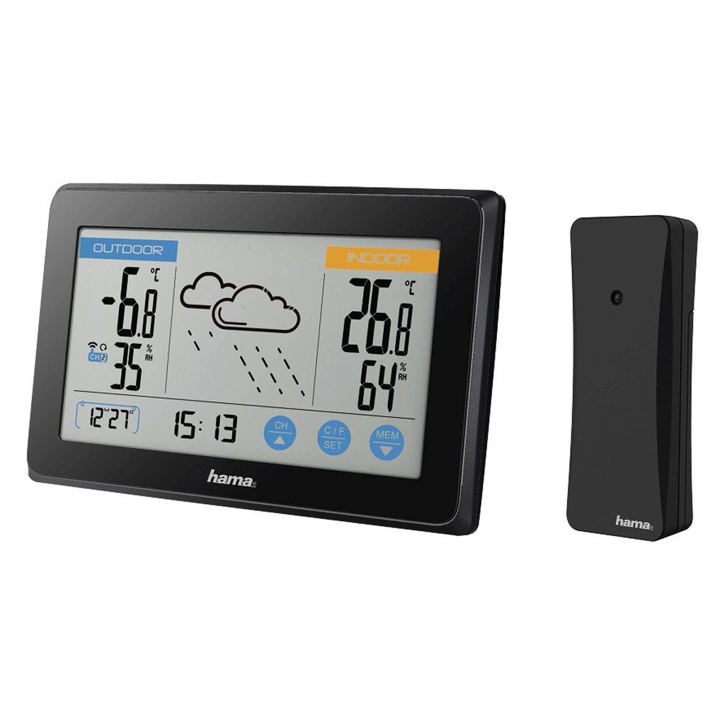 Hama Weather Station Touch black                     186314
