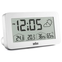 Braun BC 13 W DCF Digital Weather Station white