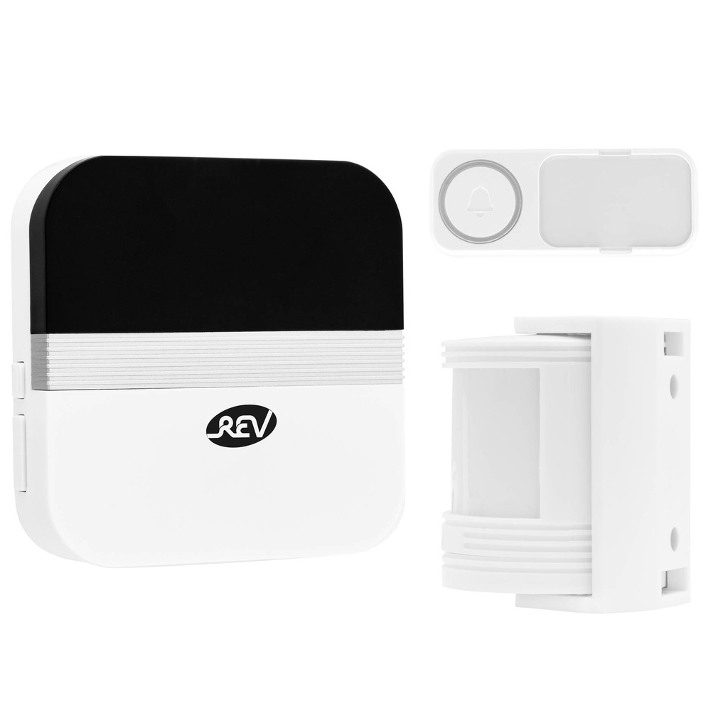 REV Orchestra RC Gong-Set with button white Link2Home