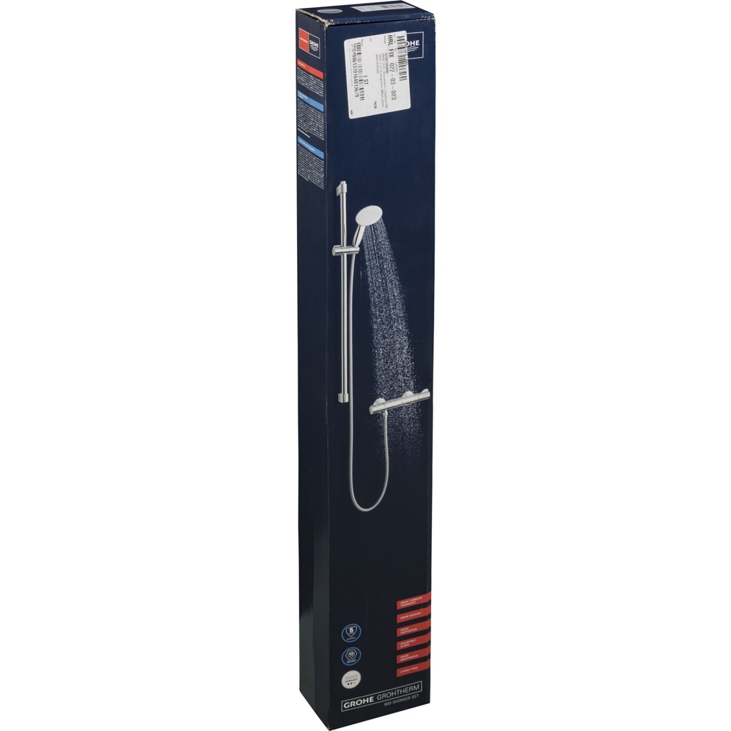 Grohe Grohtherm 800 Thermostatic Shower Valve 1/2  wth Showerhead