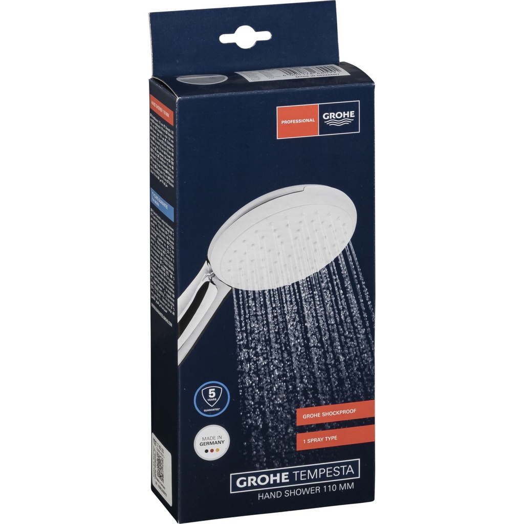 Grohe Tempesta 110 Hand Shower 1 spray type