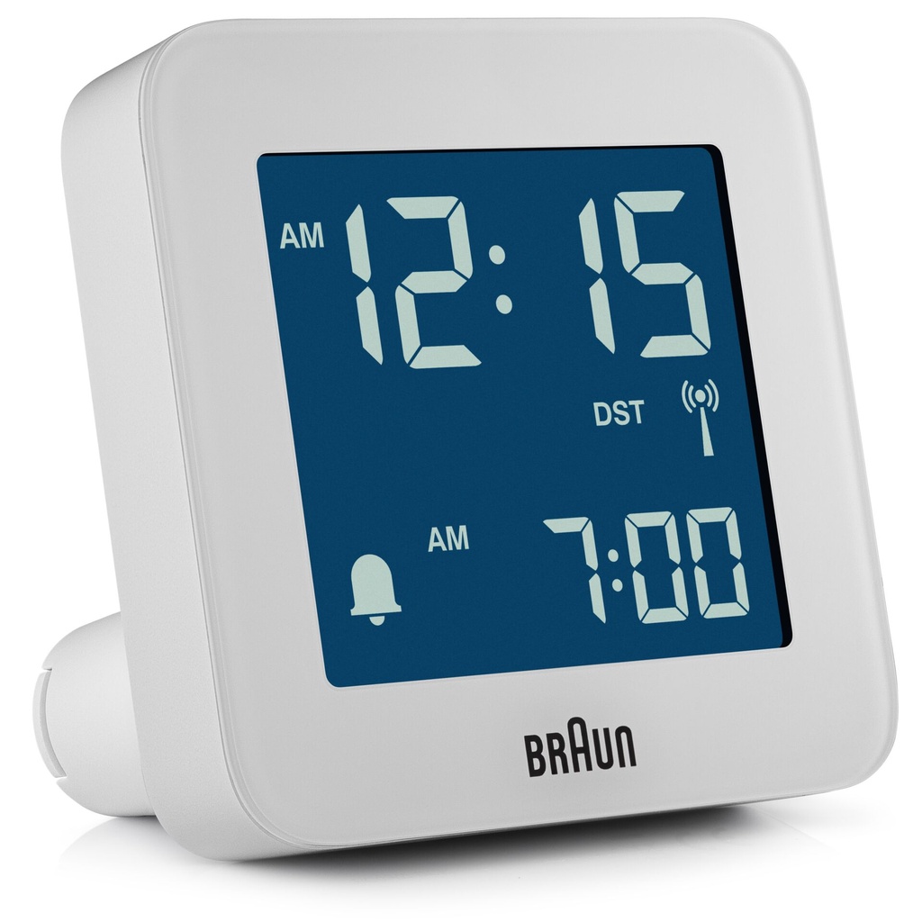 Braun BC 09 W-DCF      white Radio Controlled Alarm Clock