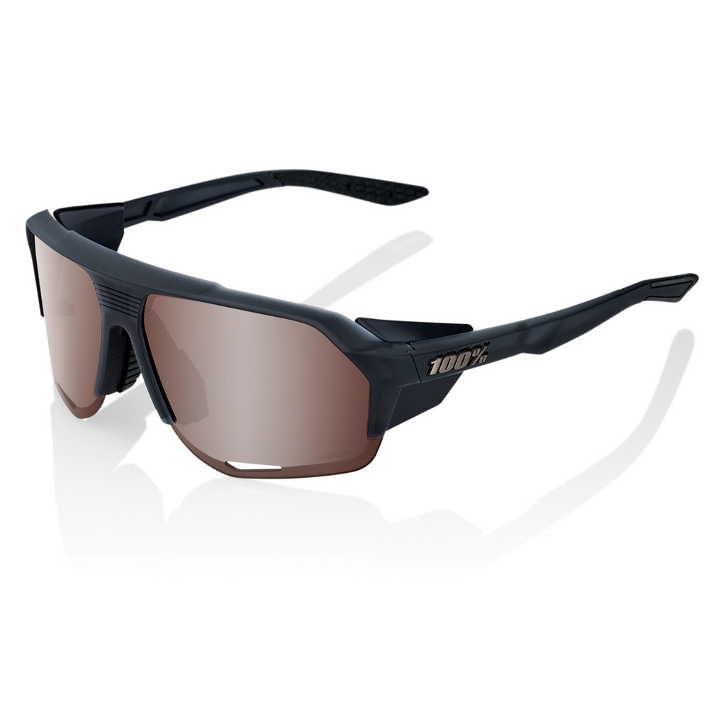 100percent Norvik - HiPER Mirror Lens Soft Tact Crystal Black