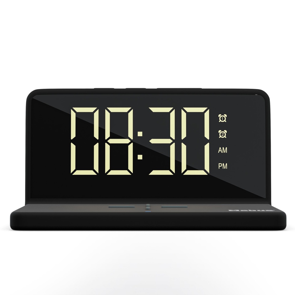 Mebus 25622  Digital Alarm Clock with wireless Charger