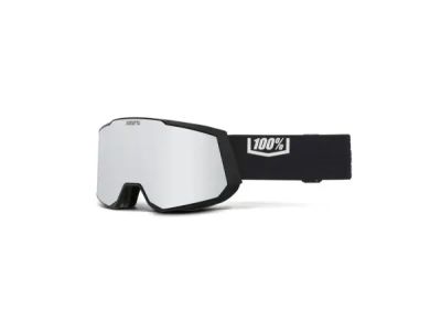 100percent SNOW - SNOWCRAFT XL Black HiPER Silver Mirror