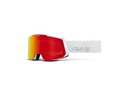 100percent SNOW - SNOWCRAFT Goggle White HiPER Red Mirror