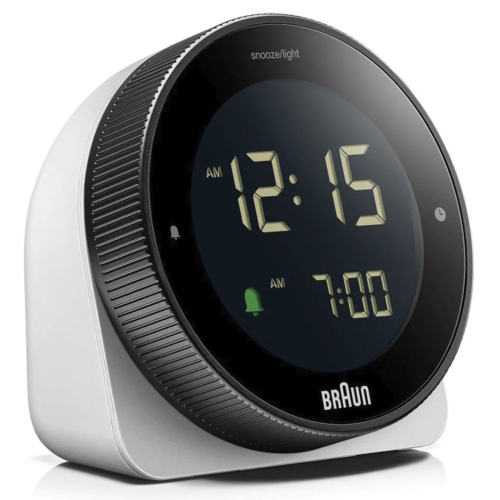 Braun BC 24 W DCF Radio alarm clock white