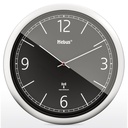 Mebus 19813 radio wall clock black/silver