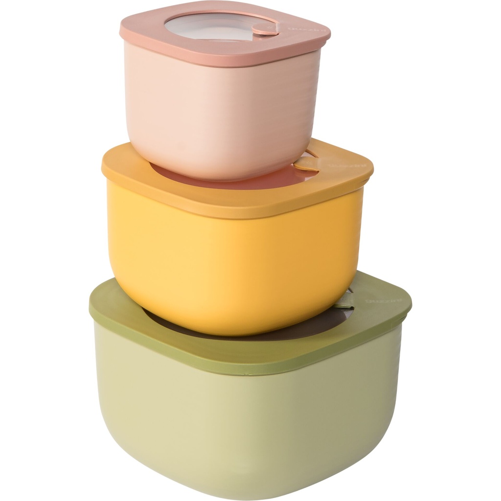 Guzzini  ECO STORE & MORE  Set of 3 depp containers
