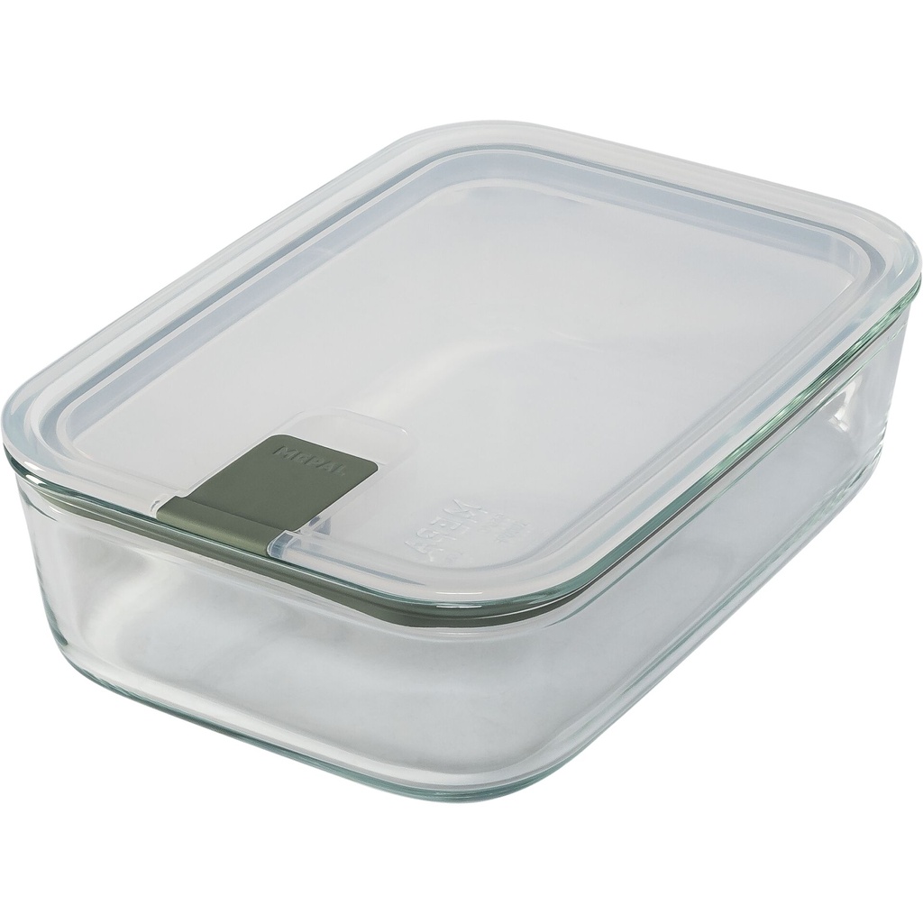 Mepal Easy Clip Frischhaltedose Glas 1500 ml Nordic Sage