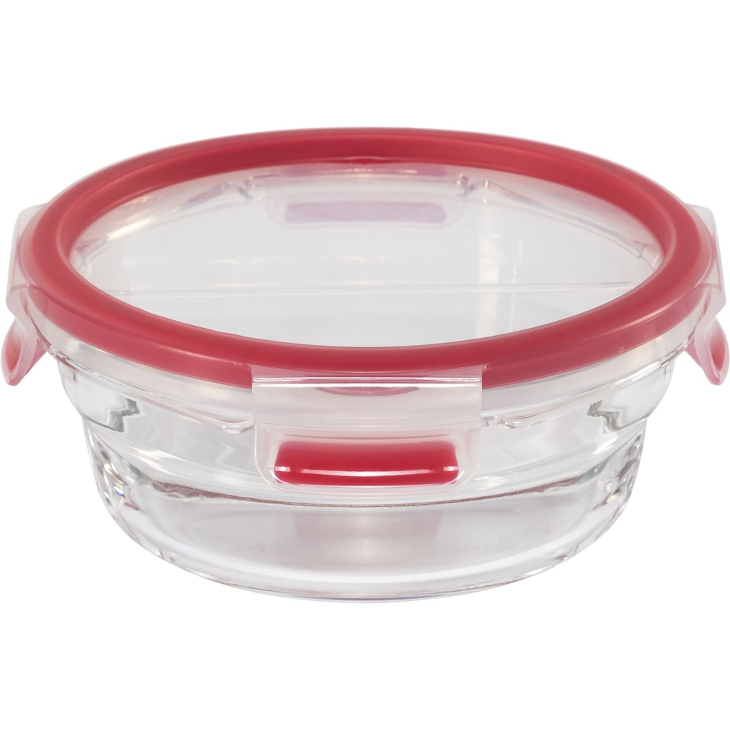 Emsa Clip&Close Glass Foos Container 500 ml  red