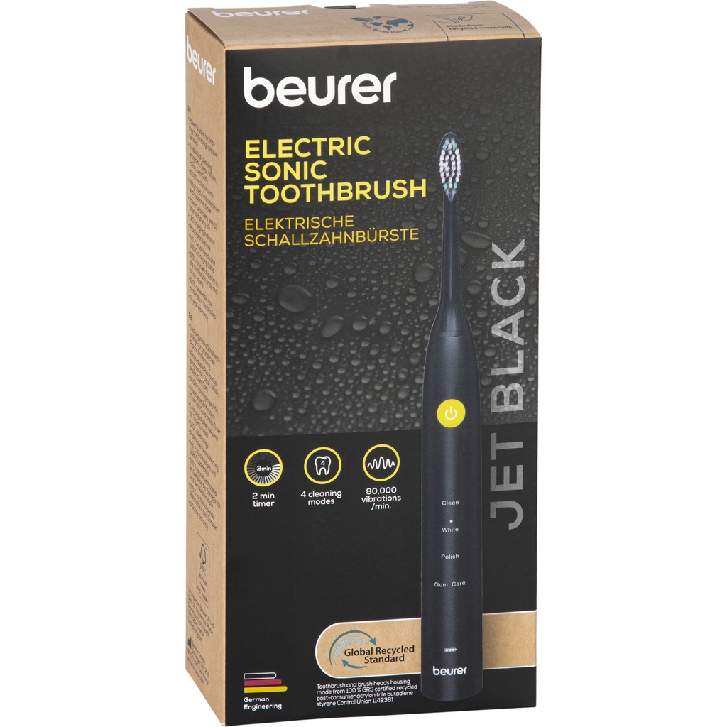 Beurer SC 30 black Schallzahnbürste Green Planet