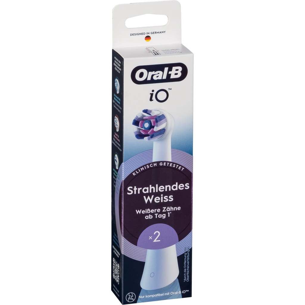 Oral-B iO Aufsteckbürsten Radiant White 2er