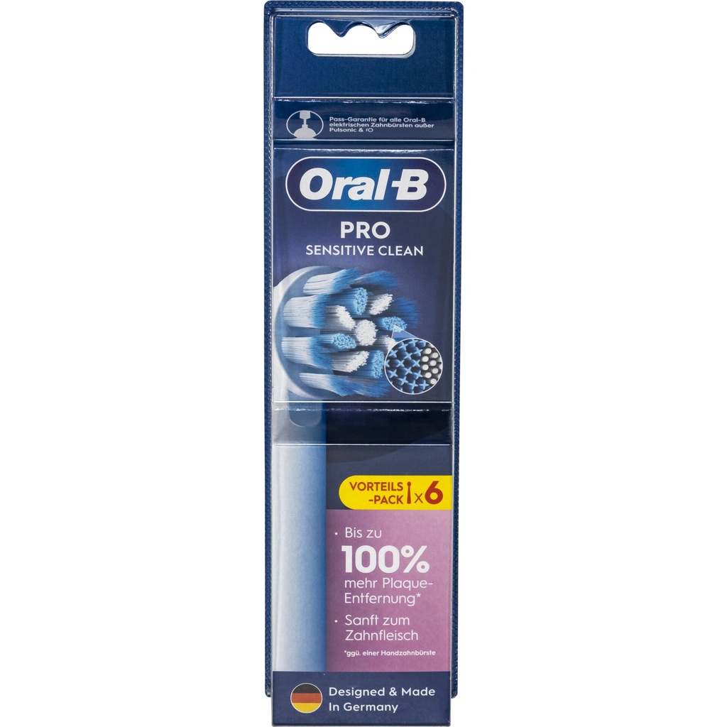 Oral-B Toothbrush heads Pro Sensitive Clean 6 pcs.
