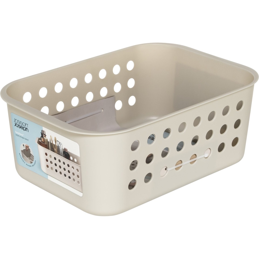 Joseph Joseph EasyStore Large Ecru Bathroom Storage Basket