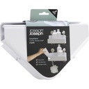 Joseph Joseph EasyStore 2-piece White Corner Shower Shelf Set