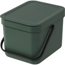 Brabantia Sort & Go Bin      6l Fir Green