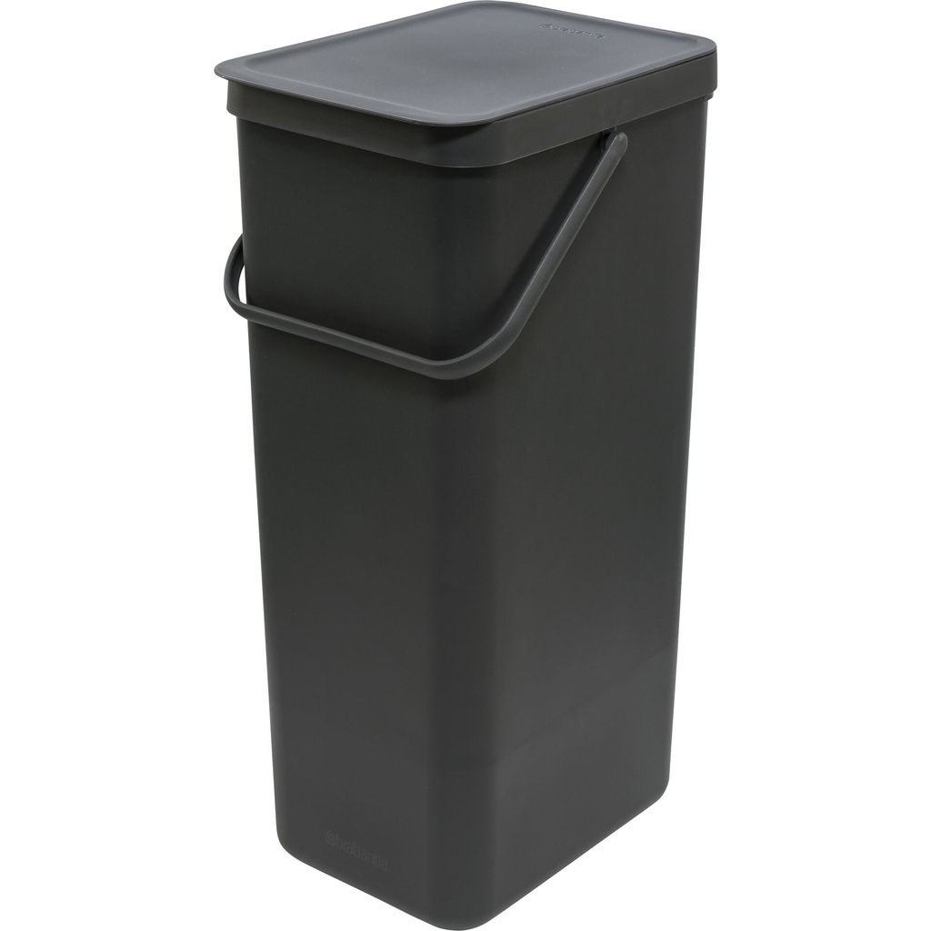 Brabantia Sort & Go Bin      40l Dark Grey