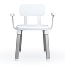 Weinberger Gratia shower & bath chair with backrest and armrests