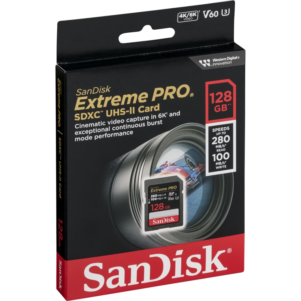 SanDisk Extreme Pro SDXC   128GB UHS-II C10 U3 V60