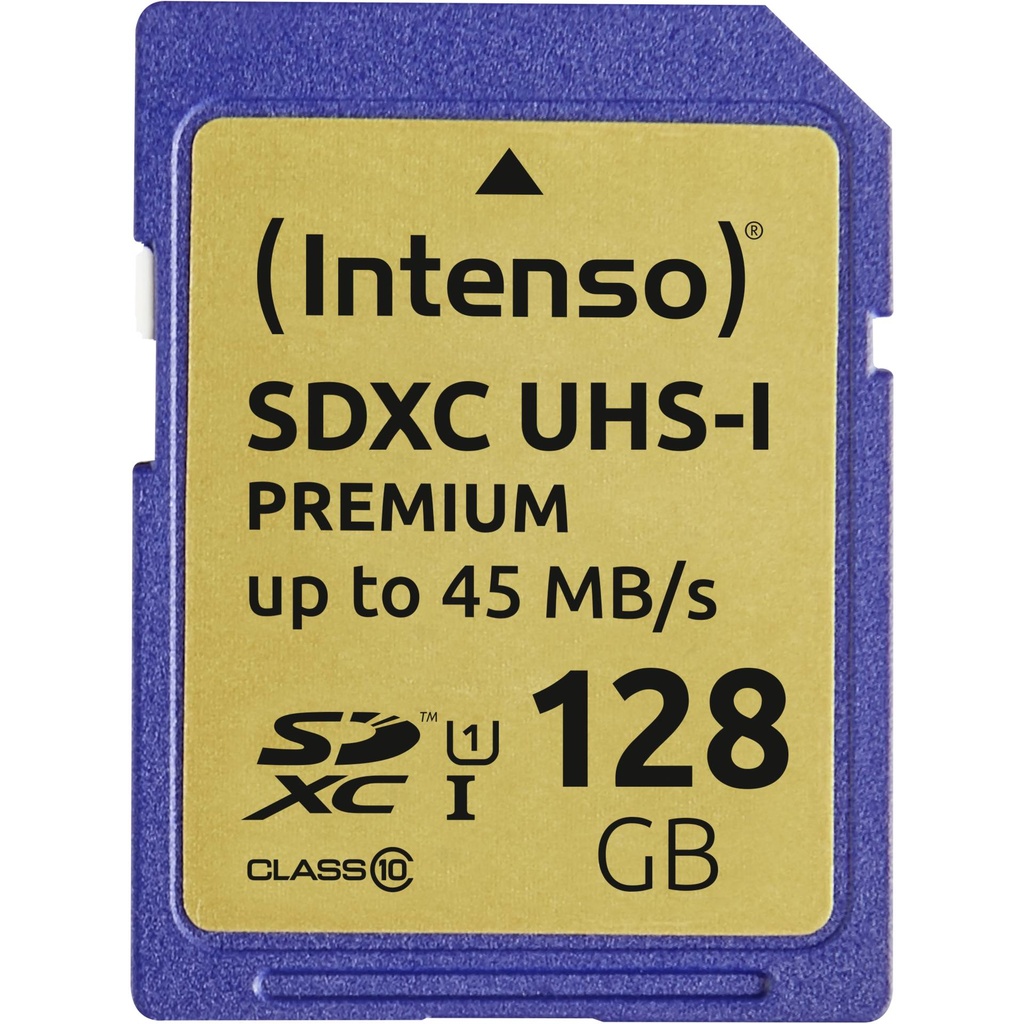 Intenso SDXC Card          128GB Class 10 UHS-I Premium
