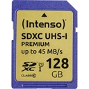 Intenso SDXC Card          128GB Class 10 UHS-I Premium