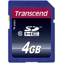 Transcend SDHC               4GB Class 10