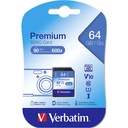 Verbatim SDXC Card 64GB Class 10