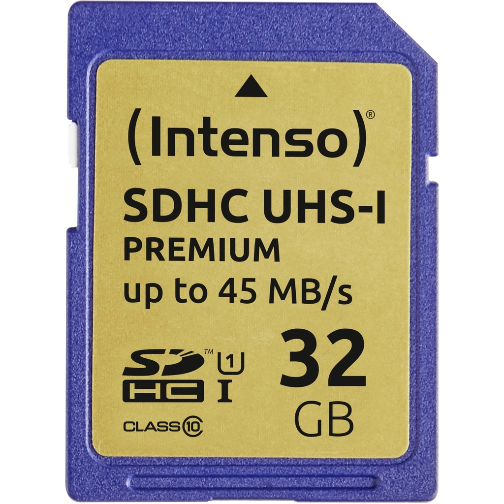 Intenso SDHC Card           32GB Class 10 UHS-I Premium