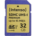 Intenso SDHC Card           32GB Class 10 UHS-I Premium