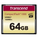 Transcend Compact Flash 64GB 1000x