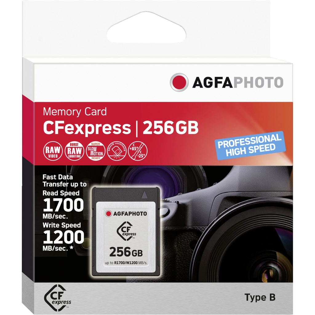 AgfaPhoto CFexpress        256GB Professional High Speed