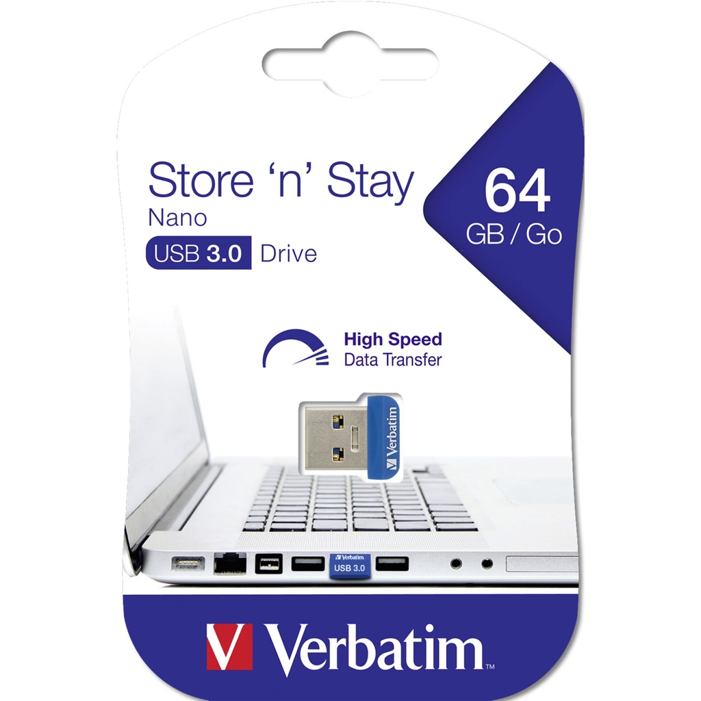 Verbatim Store n Stay Nano  64GB USB 3.0                    98711